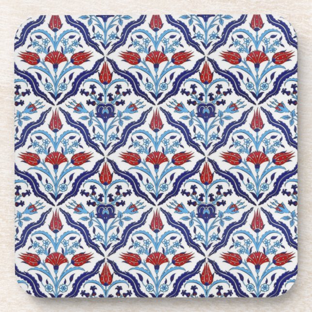Azulejos Iznik Cork Porta copos (Frente)