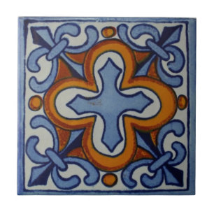 Azulejos Mexicanos Pintados à Mão Backsplash 4