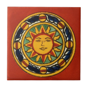 Azulejos Mexicanos Pintados com Pincel de Fundo 5