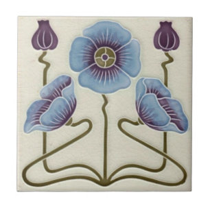 Azulejos - Papoulas Azuis