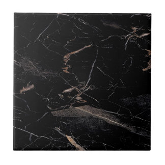 Azulejos pretos e de piso dourado