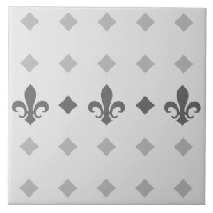 Azulejos Retro-Elegantes Modernos Fleur De Lis Pat