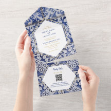 Azulejos Russos Portugueses Casados Código QR