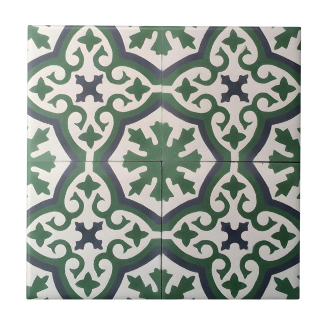 azulejos verdes da vintage (Frente)