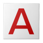 Azulejos vermelhos da letra<br><div class="desc">Azulejos vermelhos simples da letra.</div>