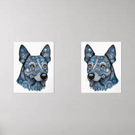 Azure e Indigo, os Gêmeos do Heeler Azul