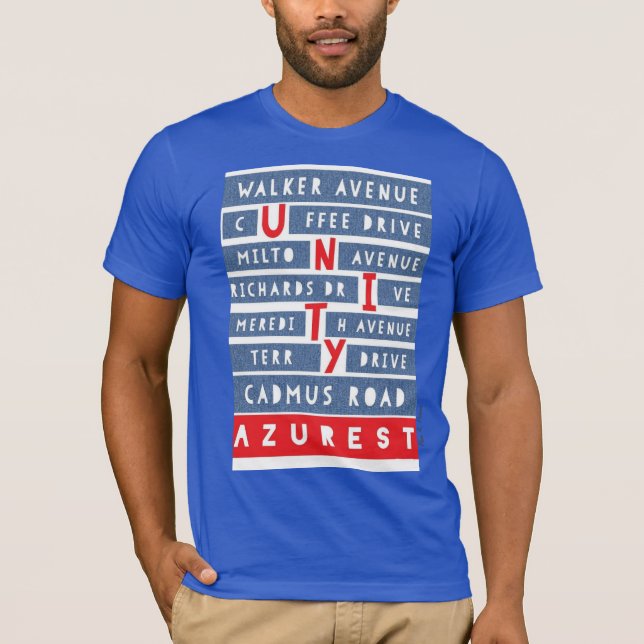 AZUREST UNITY em nossa camiseta CommUNITY (Frente)