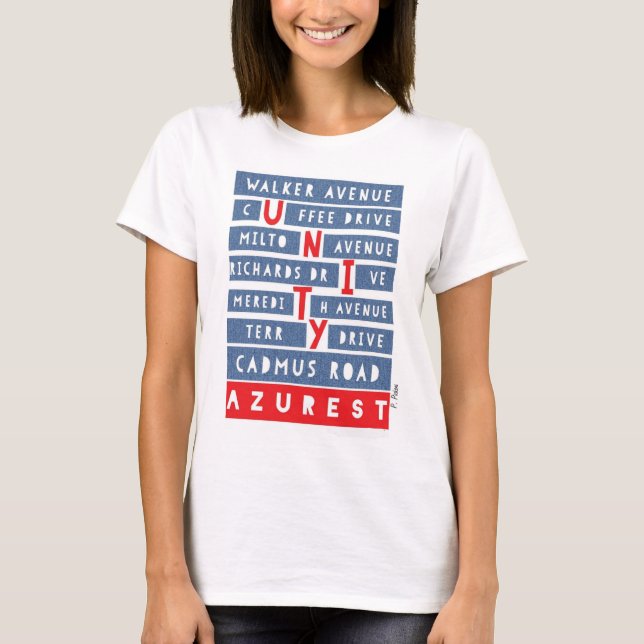 AZUREST UNITY em nossa camiseta CommUNITY (Frente)