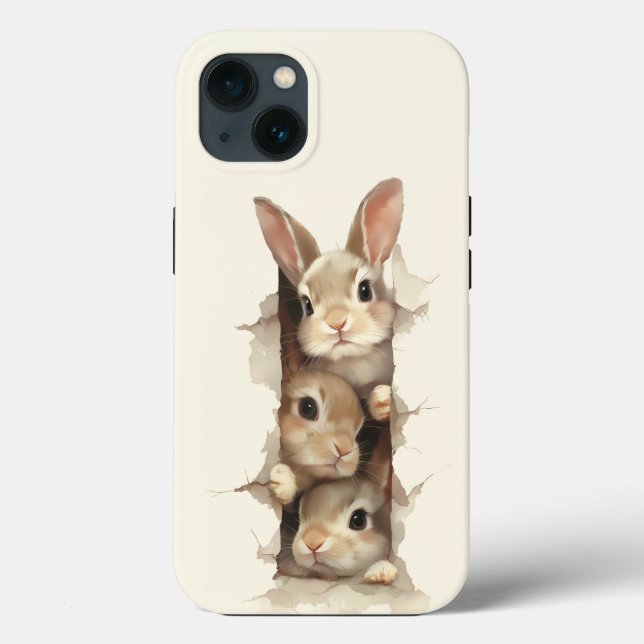 B3 Three Bunnies 3D Illusion  (Verso)