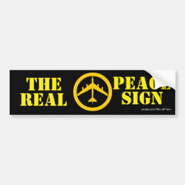 B52 O Verdadeiro Adesivo de Sinal de Paz