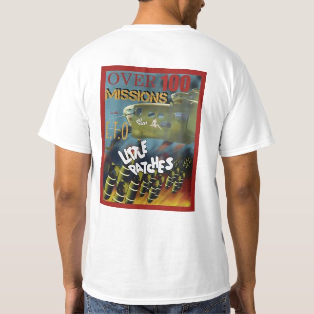 B 17 Camisa de Avião da Fortaleza Voadora T (Verso)