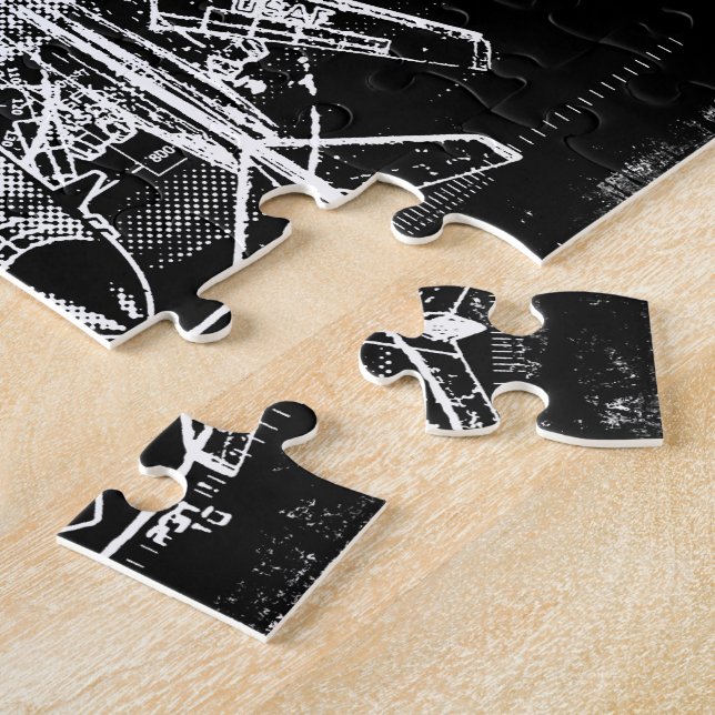 B-1 Lancer 8x10 Foto Quebra-cabeça com caixa de pr (Lateral)