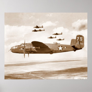 B-25 Mitchell Bomber poster