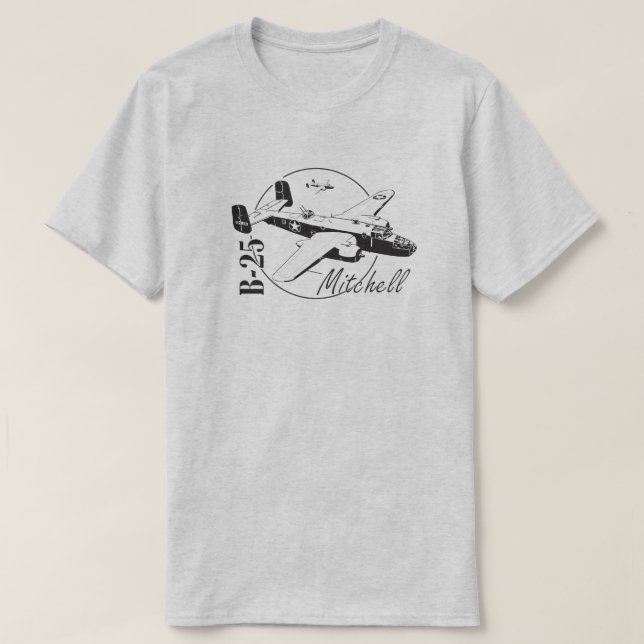 B-25 Mitchell t-shirt (Frente do Design)