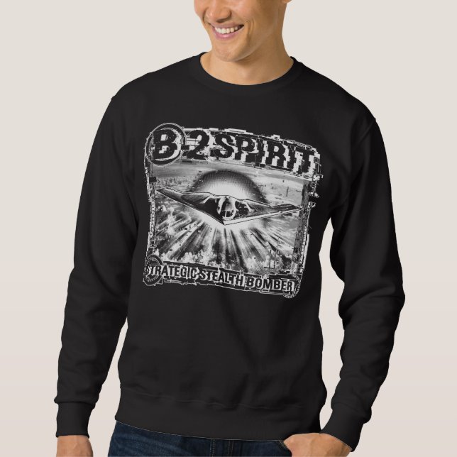 B-2 Camiseta de Sweatshirt espirituosa (Frente)