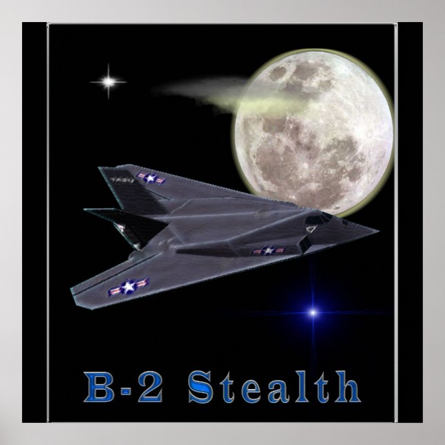 B-2 Posters de bombardeiros furtivos (Frente)