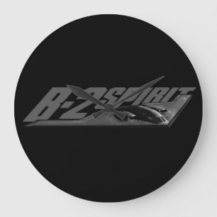 B-2 Relógio de Parede (Grande) Arredondado (Grande