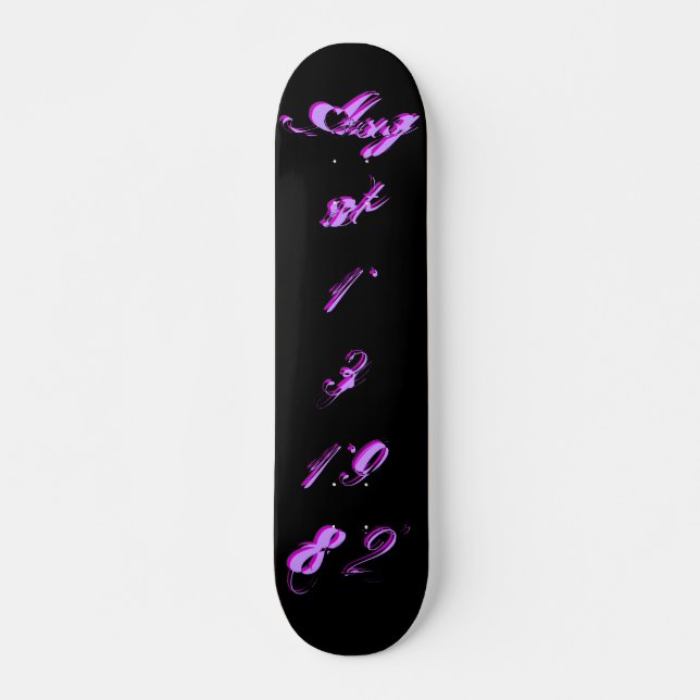 "B-Day" 13 de agosto de 1982 - Skateboard - Person (Frente)