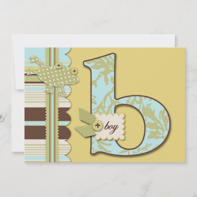 B é para o convite do menino (Frente)