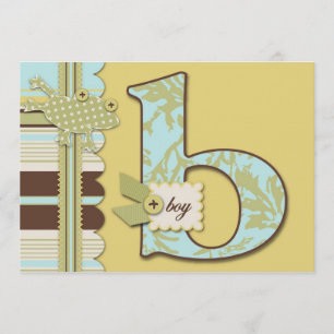 B é para o convite do menino