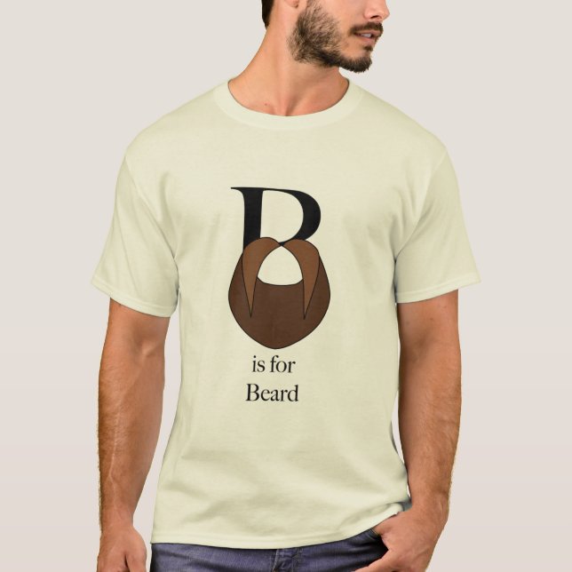 B é para o t-shirt da barba (Frente)