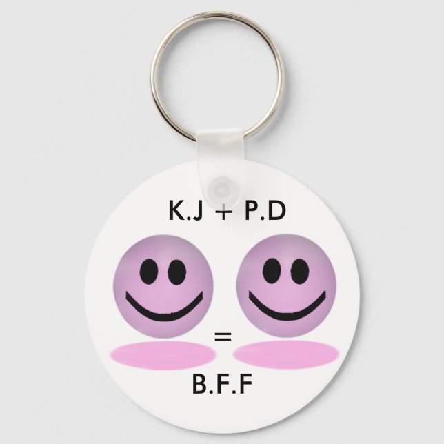 B.F.F Chaveiro personalizado (Frente)