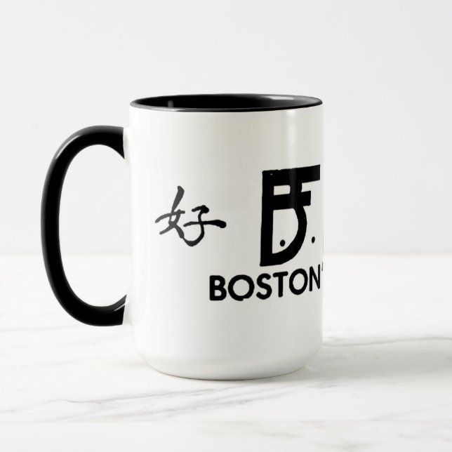 B.F. Raid (Raid Final de Boston) caneca de café (Esquerda)