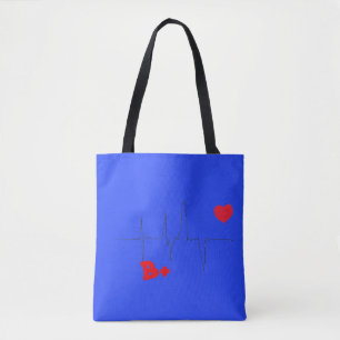 B+ Grupo Sanguíneo Tipo Positivo Rhesus Tote Bag