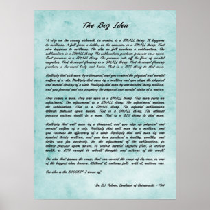 B J Palmer - A Grande Ideia do Impressão quiroprát