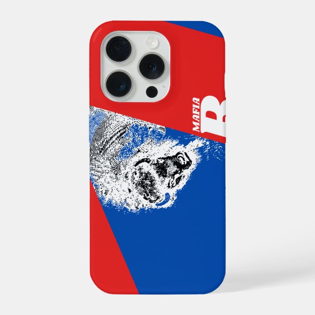 B Mafia – Blue & Red Buffalo Football Fan capa de  (Verso)