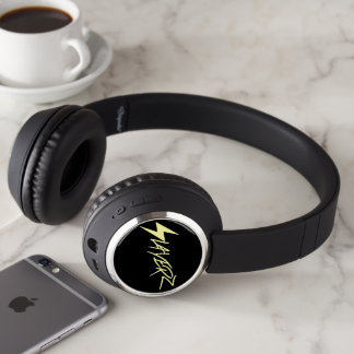 B.Slade - Auriculares de Bluetooth do logotipo de