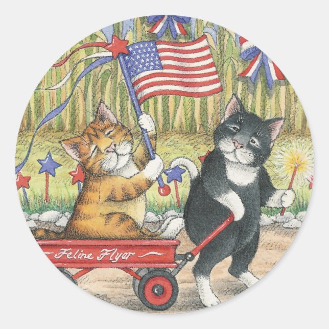 B & T nº 19 Autocolantes Patrióticos (Frente)