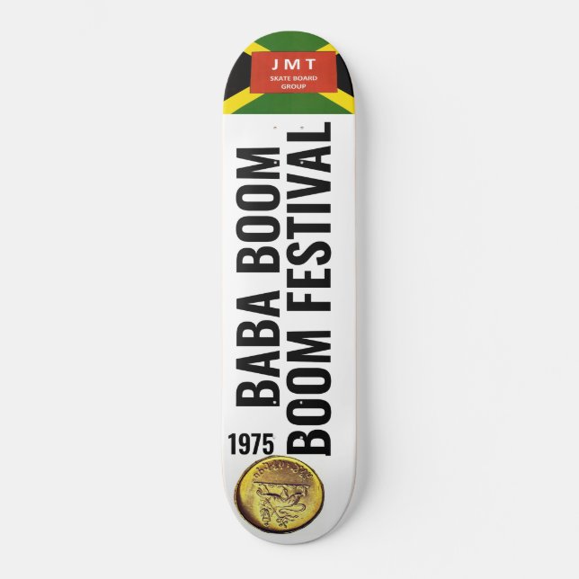 BABA BOOM BOOM Skateboard 1975 (Frente)