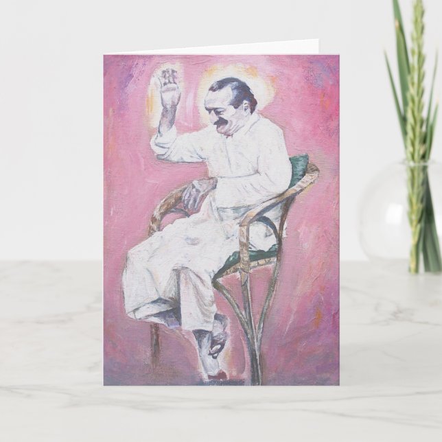 Babá que ri, CARTÃO de Meher (mensagem vazia) (Frente)