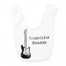 "Babador do bebê do Shredder futuro da guitarra"