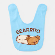 BEARRITO Urso Ursinho Burrito Bib