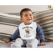 CEO Futuro - Empresa Engraçada - Baby Bib