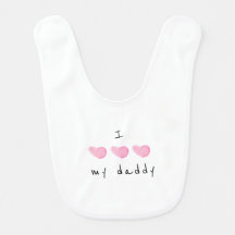 Eu Amo Meu Pai De Coração Rosa