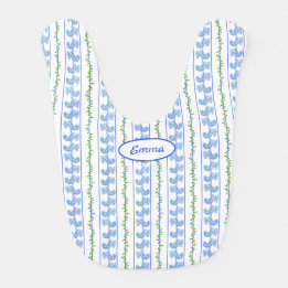 Babador Faixa de aves azul-nórdica Scandi