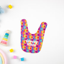 Groovy Vibes Tie Dye Personalizável