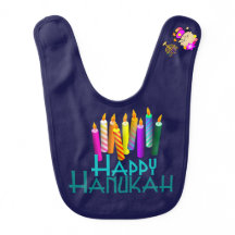 Hanukah colorido Candles o bebê