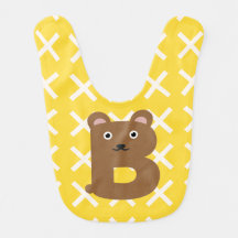 Lindo e fofo Urso Padrão amarelo colorido