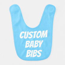 Modelo de Vazio de Bib Bebê Personalizado