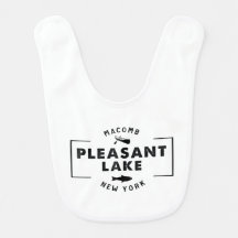 Pleasant Lake Baby Bib