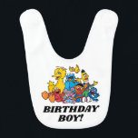 Babador Sésamo Street Pals Birthday Boy<br><div class="desc">Celebre o primeiro aniversario do seu filho com esta doce Banda de Aniversário da Rua Sésamo "I'm Boy".</div>