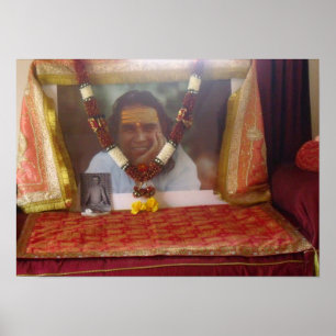 Babaji no poster do Ashram de Haidakhandi