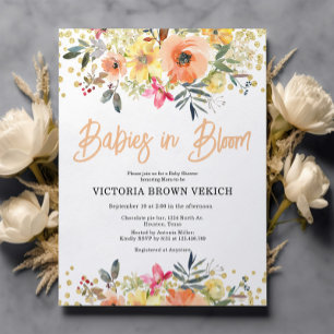 Babás Orçamentárias no Bloom Floral Chá de fraldas