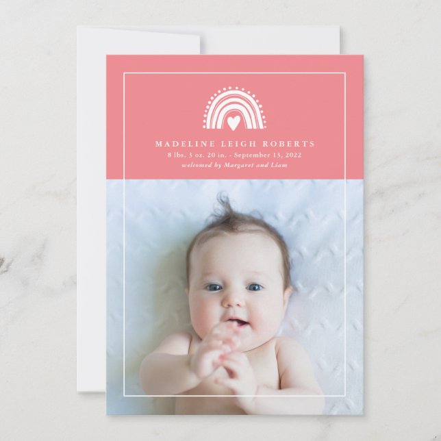 BABY ANUNCEMENT Adicionar sua foto (Frente)