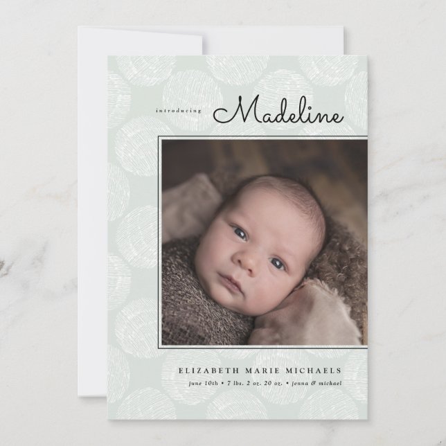 BABY ANUNCIAR Design minimalista (Frente)