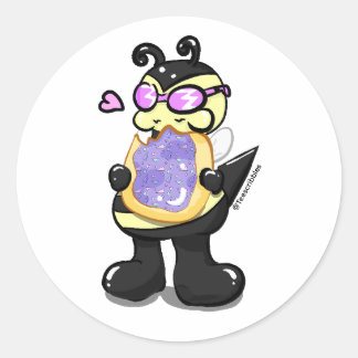 Baby Bee - Edição de Pastelaria - Adesivo Brilhant